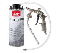 APP Carton de 6 Anti gravillons Noir U100 + 1 Pistolet à blackson