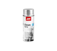 APP Chrom Spray | Bombe Chromé | Finition effet chromé satiné | Facile à appliquer sur métal, bois, verre ou plastiques adaptés | 400 ml