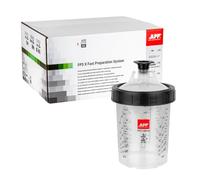 APP FPS X 400 ml - Gobelets peinture, filtre 125 µm, kit 50 pcs | Format polyvalent 400 ml avec filtre 125 µm, idéal pour réparations courantes, mélange précis et pulvérisation jusqu’à 180°