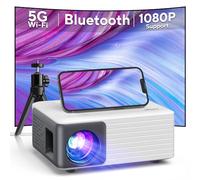 [App intégrée & Auto Focus] Vidéoprojecteur 4K WiFi6 Bluetooth 4, AKIYO O4 Projecteur 1080P Natif avec Rotation 180°, Android 11 Auto Keystone, Retroprojecteur Home Cinéma/Phone/PS5/Laptop