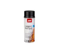 APP L 650°C Spray - Bombe peinture haute température Noir 400 ml | Peinture résistant à des températures jusqu'à 650°C, Couleur - Noir mat