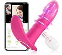 App longue distance pour téléphone intelligent Jouets sexy contrôlés par Bluetooth pour femme Forme de v-br-át-ou Six jouets pour femmes Jouets imperméables pour G Spotter Stimulation vibrante I2