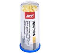 Auto-Plast Produkt Micro Brush Lot de 100 Pinceaux de Retouche pour Peinture de Voiture | 1.5 mm | Jaune
