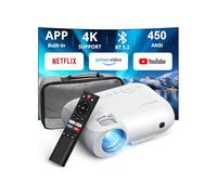 App Officielle Videoprojecteur 4K, Dolby Atmos, Bluetooth 5.2 bidirectionnel, Wi-FI 6, YOTON Y9 retroprojecteur accès Direct à Netflix/Youtube/Prime Video