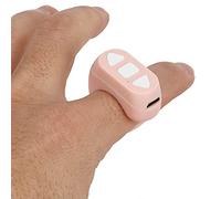 App Page Turner, Tiktok Bluetooth Smart Finger Remote avec 3 Boutons de Contrôle, Stable, Plus Facile à Visualiser Les Livres électroniques, Vidéo, Filmer, Donner