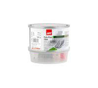 APP Poly Plast Fiber - Mastic Polyester avec Fibre de Verre | Mastic carrosserie Voiture pour réparation de Acier, métal, Aluminium, Plastiques, béton | Résine Polyester avec durcisseur | 0,5 Kg
