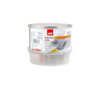 APP Poly Plast Softer - Mastic Polyester très Flexible | Mastic carrosserie Voiture pour réparation de Acier, métal, Aluminium, Plastiques, béton, Bois | Résine Polyester avec durcisseur | 0,5 Kg