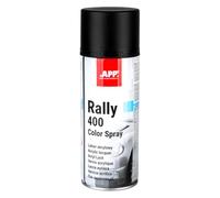 APP Rally 400 Color Spray - Bombe de peinture noire maté 400 ml | Spray peinture acrlique noir mat pour toutes les surfaces avec une fort pouvoir couvrant