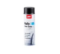 APP Rally Color Spray Bombe de Peinture Noir Mat | Peinture Acrylique en Spray | Vernis Noir Mat pour toutes les Surfaces avec Haute Couverture | 500 ml