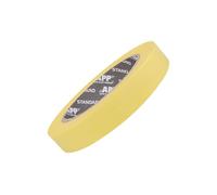 APP Standard 60°C - Ruban de masquage pour peinture 18 mm | Ruban masquage pour peinture, vernis, et rénovation | Résistant aux températures allant jusqu'à 60°C | Jaune | 45 m x 18 mm
