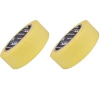 APP Standard 60°C - Ruban de masquage pour peinture 36 mm | Ruban masquage pour peinture, vernis, et rénovation | Résistant aux températures allant jusqu'à 60°C | Jaune | 45 m x 36 mm (Lot de 2)