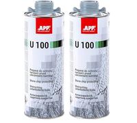 APP U100 UBS - Protection bas de caisse anti gravillon | Liquide de protection pour carrosserie flexible en caoutchouc avec des propriétés antirouille, antigravillon et insonorisantes | 1 Ll | Gris
