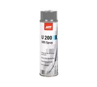 APP U200 UBS Spray de protection carrosserie voiture en résine synthétique et caoutchouc | Antirouille | Anti Gravillon | Gris | 500 ml, Grau