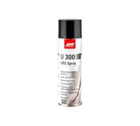 APP U300 Spray - Protection surface antigravillon en bombe Noir 500 ml | Spray de protection pour carrosserie, flexible en caoutchouc avec des propriétés antirouille, antigravillon et insonorisantes
