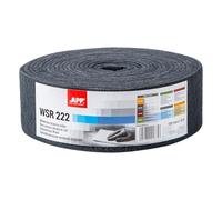 APP WS 222 - Rouleau de non-tissé abrasif, 100 mm x 10 m, gris | Abrasif non tissé pour ponceuse bois, métal, acier et inox | Laine abrasive à grain fin, grain : 600-800