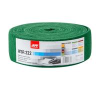 APP WS 222 - Rouleau de non-tissé abrasif, 100 mm x 10 m, vert | Abrasif non tissé pour ponceuse bois, métal, acier et inox | Laine à poncer à gros grains, grain : 240-280