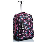 Appack Big Trolley, Yuzer, Black, 2in 1 Shoulder Straps for Backpack, School & Travel Use