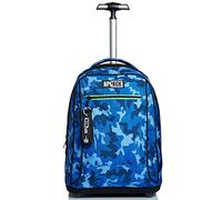 Appack Big Trolley, Yuzer, Blue, 2 in 1 Shoulder Straps for Backpack, School & Travel Use