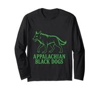 Appalachian Black Dogs Mort aux Yeux ardents Omen Mountain Manche Longue