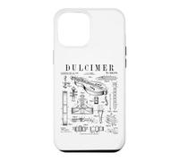 Appalachian Dulcimer Instrument fretté Musique Vintage Brevet Coque pour iPhone 12 Pro Max