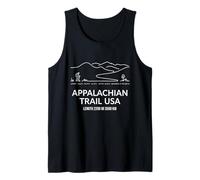Appalachian Trail, États-Unis, Ligne de randonnée, Art, randonnée Longue Distance Débardeur