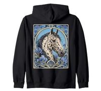 Appaloosa Cheval Art Nouveau Motif Floral Sweat à Capuche