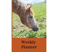 Appaloosa Horse Weekly Planner: 52 weekly pages alongside 52 lined pages, bonus 12 month page at the front and reading list review page at the back, gift for cowboy and horse lover