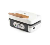 Appareil 3 en 1 - Croque - gaufre - gril - 1100 W - Blanc