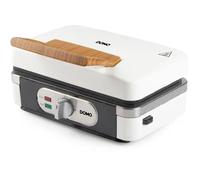 DOMO SANDWICH-WAFFEL-GRILL 3-IN-1 POWDER WHITE Machine à croque-monsieur blanc