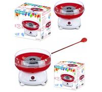 Appareil à Barbe à Papa - TECHWOOD - 500W - Blanc et Rouge - Simple à utiliser - Préparation sans huile