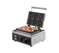 Appareil À Beignets Électriques 6 Trous En Acier Inoxydable Antiadhésif, For La Fabrication De Gaufres Et Biscuits Usage Commercial RéPartition Uniforme De La Chaleur