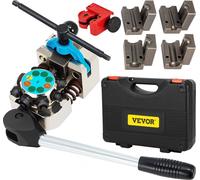 Appareil à border les conduites de frein, border à 45 degrés simple, double et soufflé pour des tailles de tuyaux de 3/16", 1/4", 5/16" et 3/8", convient pour les métaux tendres ou les conduites en cu