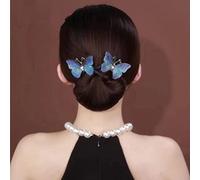 Appareil à cheveux en forme de queue de poisson, pince à cheveux papillon, boulette de viande, boucle de queue de cheval pour femme (B)