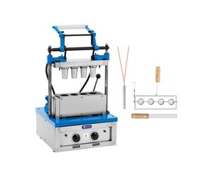 Appareil à cornet de glace - 100 - 120 gaufres/h - 55 x 70 mm - Royal Catering RC_WMS_13