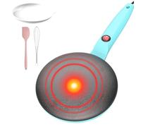 Appareil à crêpes - Easy Cleanness - Plaque de cuisson antiadhésive électrique anti-adhésive - Contrôle automatique de la température pour crêpes - Utilité multi-usage en extérieur et intérieur