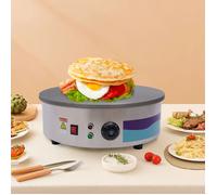 Appareil à crêpes professionnel SX-450P - Plaque de 45 cm - 220 V - 2800 W - Pour crêpes, pancakes, omelettes, jambon palaté