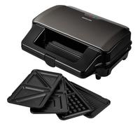 Appareil à croque-monsieur 4 en 1 Sencor SSM 9978BK - 4 plaques interchangeables - Boîtier CoolTouch - 900 W - Noir