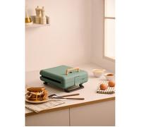 Appareil à croque-monsieur et gaufrier - CREATE - Plaques interchangeables - Grill - Gaufres - Croque-monsieur