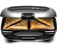 Appareil À Croque-Monsieur St 1000 ¿ Plaques De Cuisson Extra Profondes,Pour 2 Sandwichs American Xl,Revêtement Antiadhésif,Protection Anti-Débordement,Étanchéité Complète,