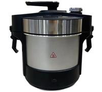 Appareil À Cuisine，Machine À Piler L’igname，6L Électrique Automatique，1000W Acier Inoxydable，Nettoyage Facile，Pour 5-6 Personnes，Pour Fufu Amala Banku