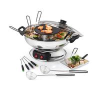 Appareil à fondue asiatique 1950 W KCP.FOND-ASIA Kitchen Chef Professional