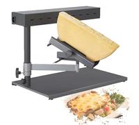 Appareil à Fondue Au Fromage Polyvalent 600 W, Gril à Raclette Avec Pince Amovible, Support Coulissant RéGlable, Inclinable Pour Un Retrait Facile Du Fromage, Installation Facile B
