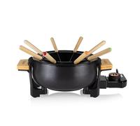 Appareil à fondue électrique Tristar - Pour tous types de fondues - Thermostat réglable - Pour 8 personnes - 1,5 L - Fourchettes incluses