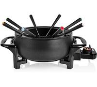 Appareil à fondue noir 1000 W pour 8 personnes Noir