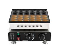 Appareil a Gauffre, Commercial Four à Crêpes en Acier Inoxydable Avec 36 Rond Trous pour Muffins Crêpes Gaufres,Revêtement Antiadhésif,900W 220V