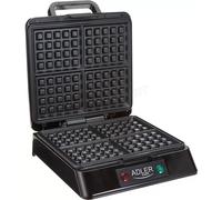 Adler Gaufrier 1300 W Noir, Multicolore, Taille Unique AD 3036