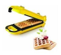 AudioSonic Gaufrier Princess 01.132406.01.001 Flip, couvercle plastique, noir/jaune
