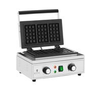 Appareil à gaufre - 3 Gaufres belges - 1500 W - 50 - 300 °C - minuterie 0 - 5 min - Royal Catering RCWM-2000-E3