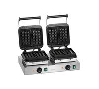 Appareil à Gaufre Double Bruxelles - 60 x 100 mm, Hauteur 32 mm - Bartscher