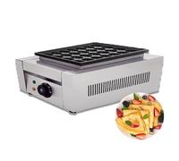 Appareil à Gaufres et Mini Pancakes 2000W - Surface Antiadhésive, Température Ajustable, Conception en Inox, Parfait pour Boulangeries et Cuisines Pro(Single)